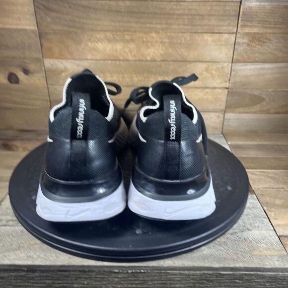 Nike Men’s size 7.5 React Infinity FK Flyknit Running Shoes Athletic Black - Picture 4 of 11